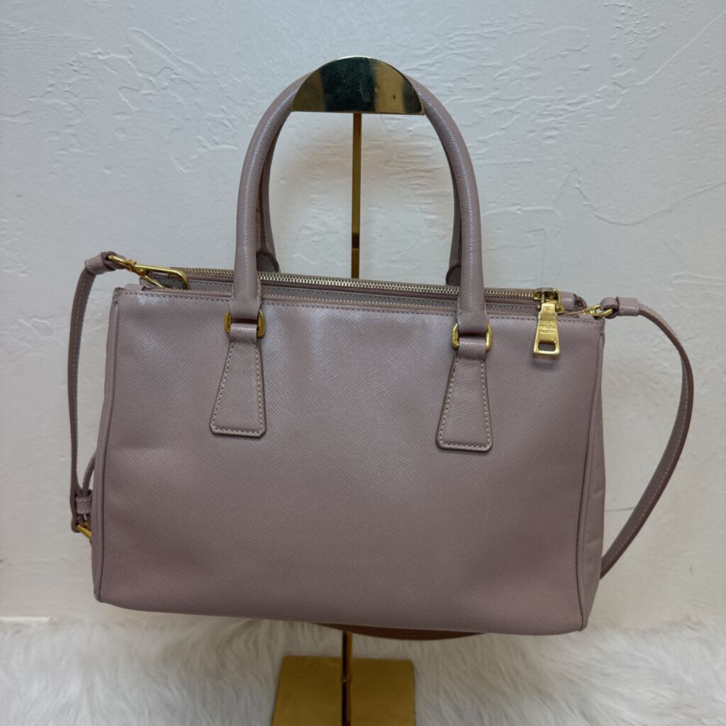 Cammeo Saffiano Lux Leather Galleria Double Zip