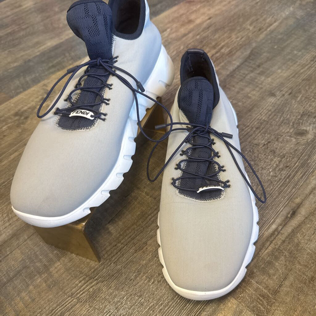 Grey Neoprene Sneakers