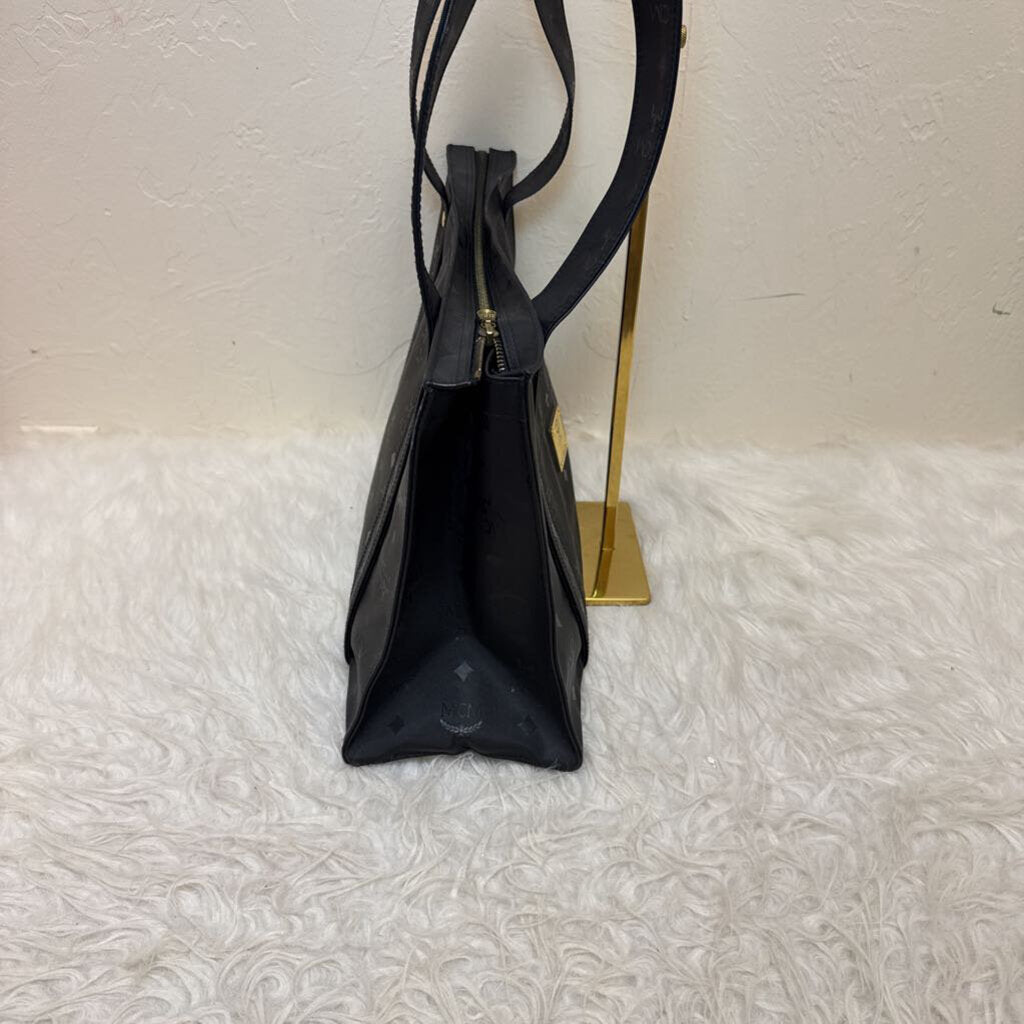 Black Visetos Canvas Tote