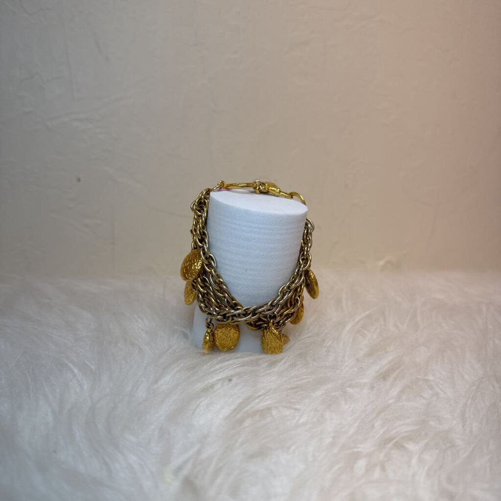 Chanel Vintage Gold Charm Bracelet