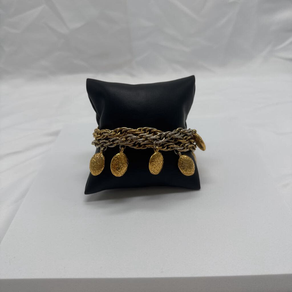 Chanel Vintage Gold Charm Bracelet