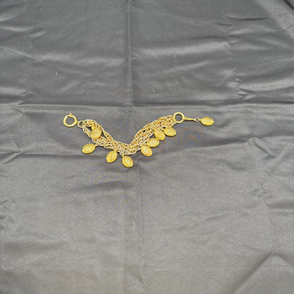 Chanel Vintage Gold Charm Bracelet