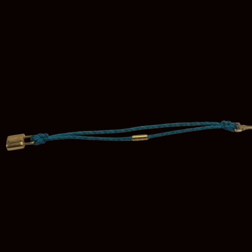 Louis Vuitton Teal Leather Bracelet