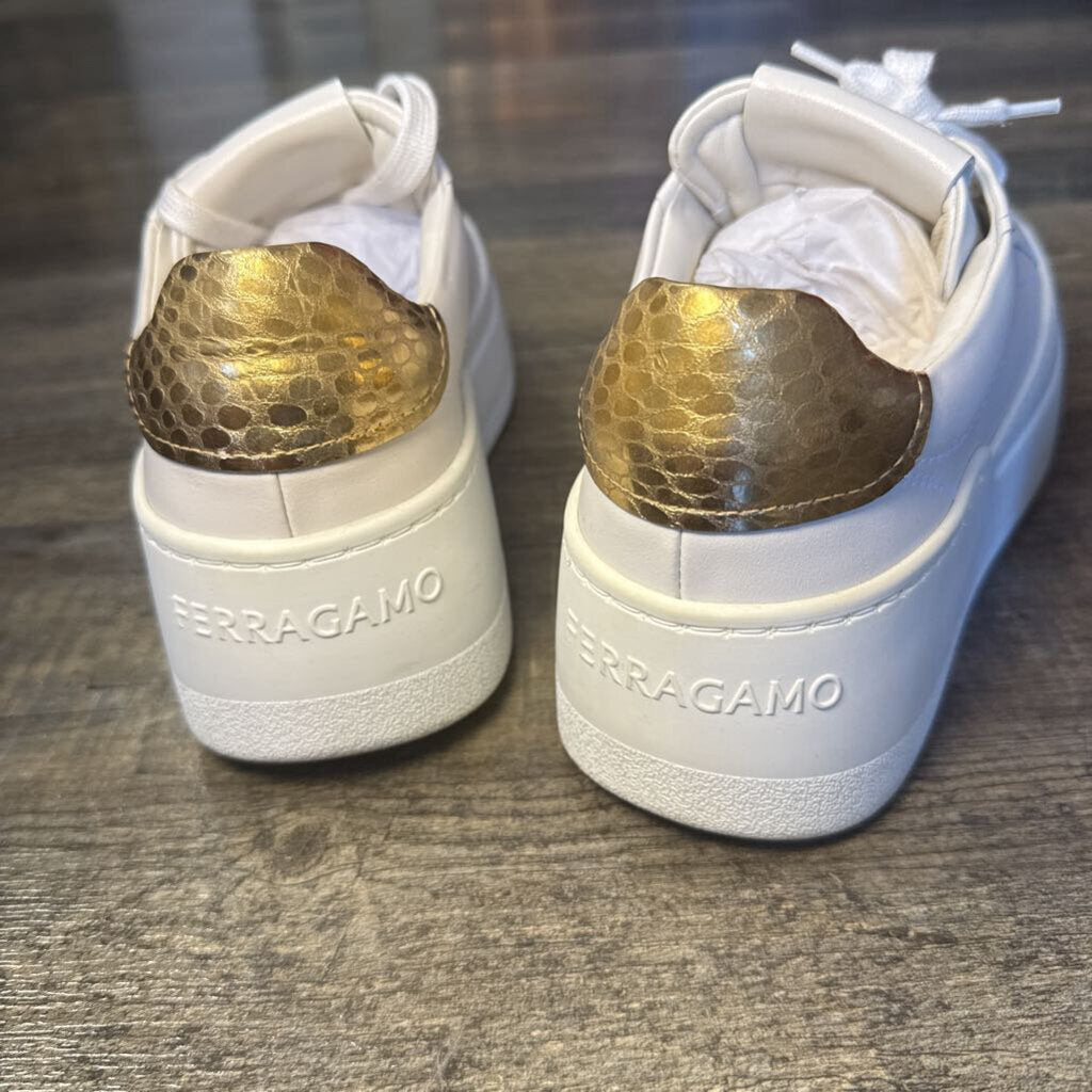 Bianco Off Calf Gold Lux Calf