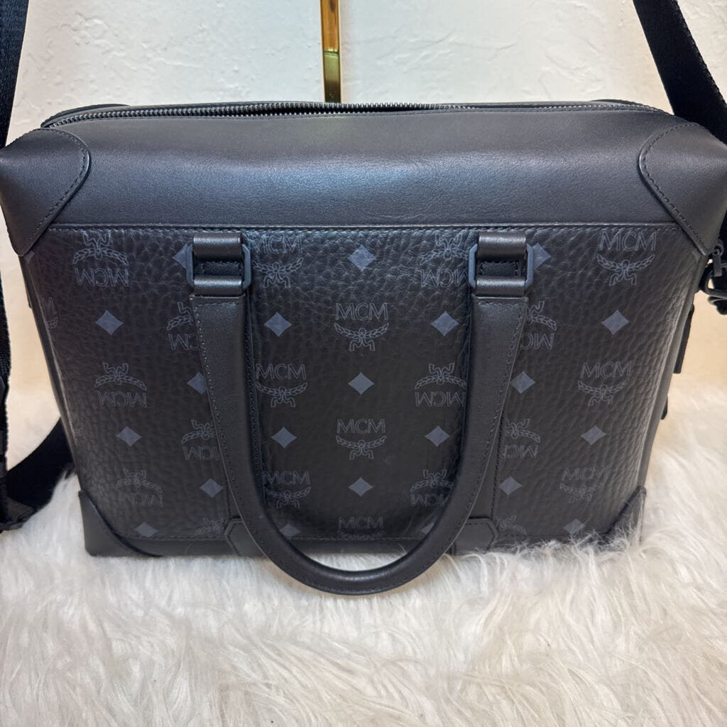 Visetos Black Medium Soft Berlin Tote