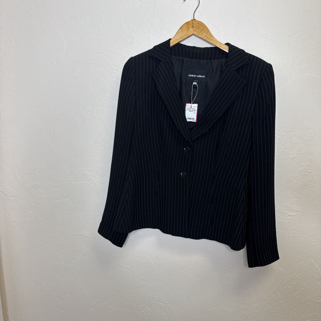 2 Piece Pin Striped Pant Suite