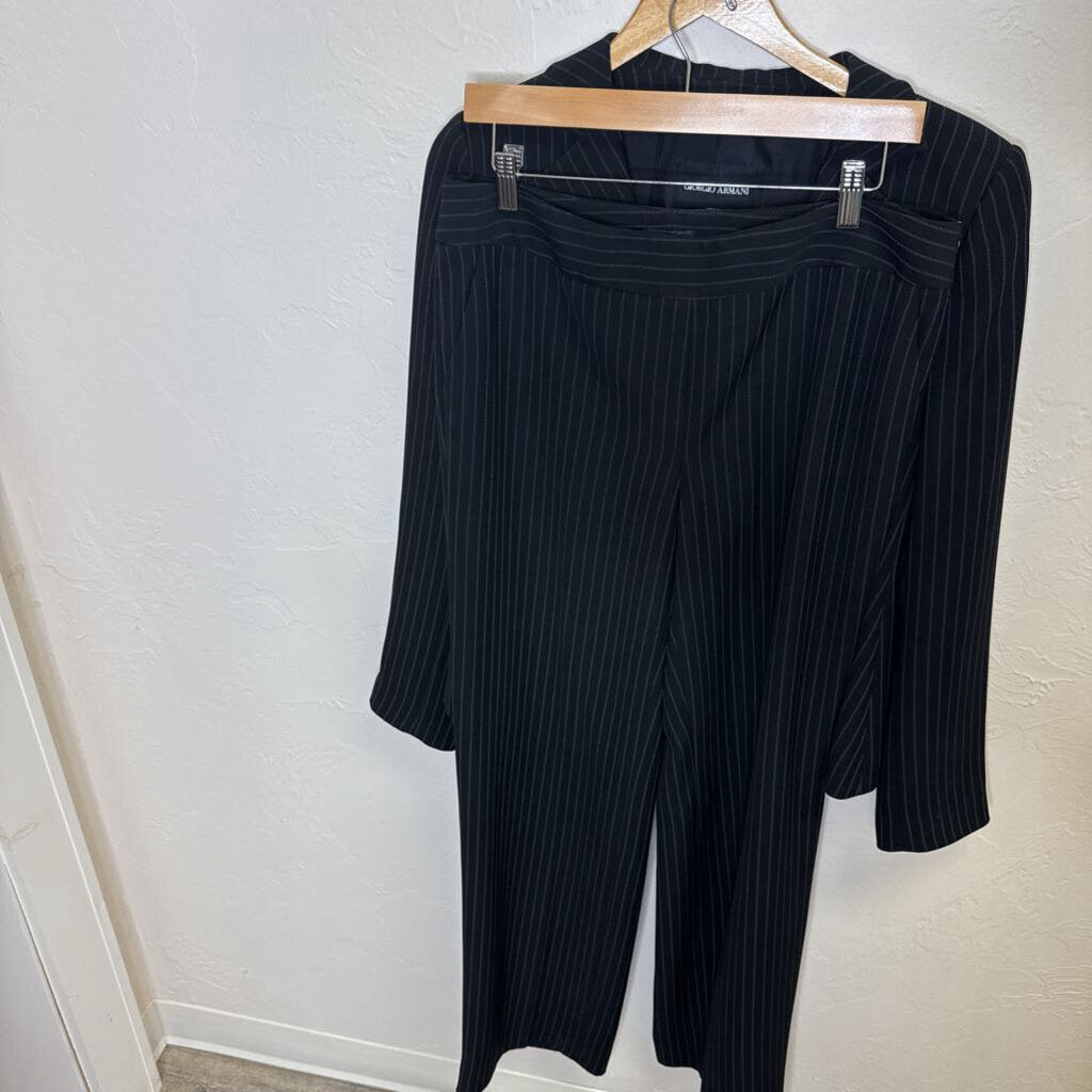 2 Piece Pin Striped Pant Suite