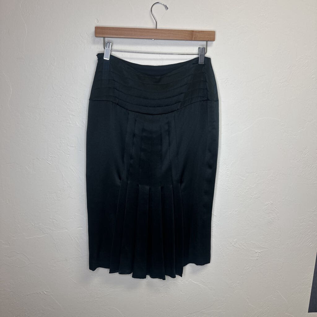 Black Silk Dress Skirt