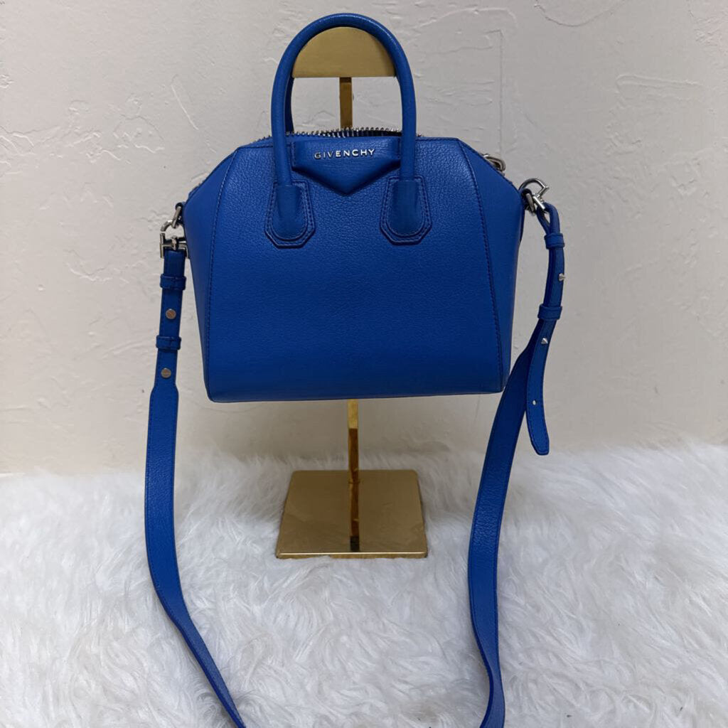 Givenchy Blue Leather Handbag