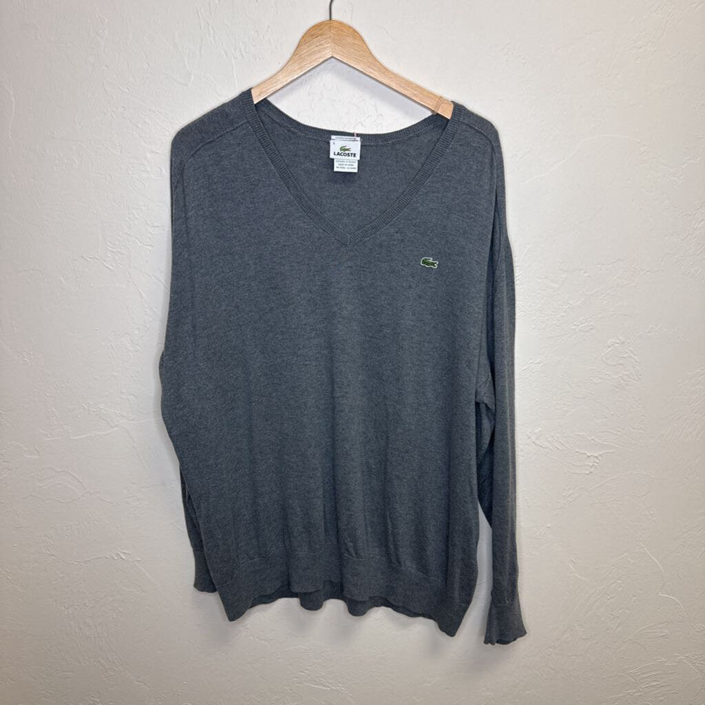 Gray Cashmere LS Sweater