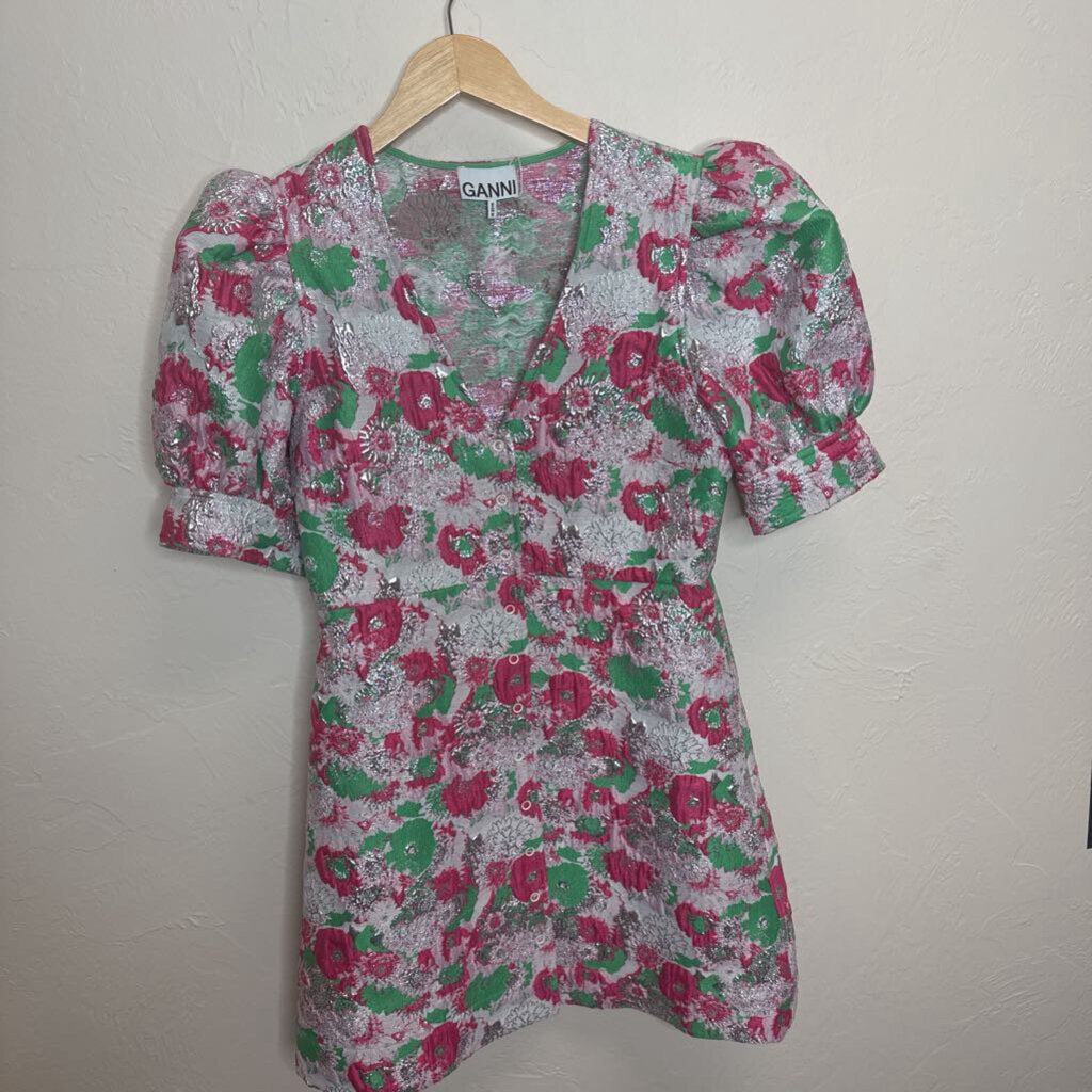 Pink Floral Cocktail