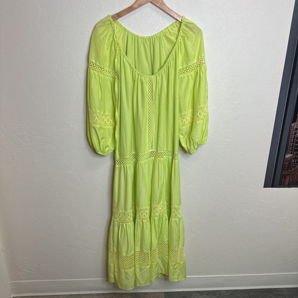 Lime Green Beach Dress NWT