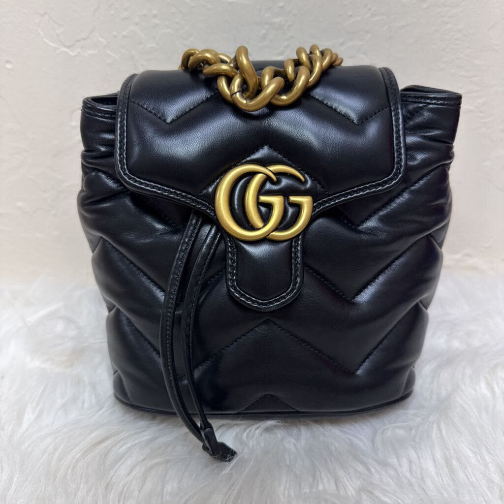 Gucci Black Quilted Leather Bag