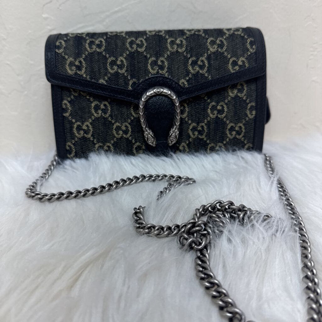 Gucci Dionysus Denim Clutch