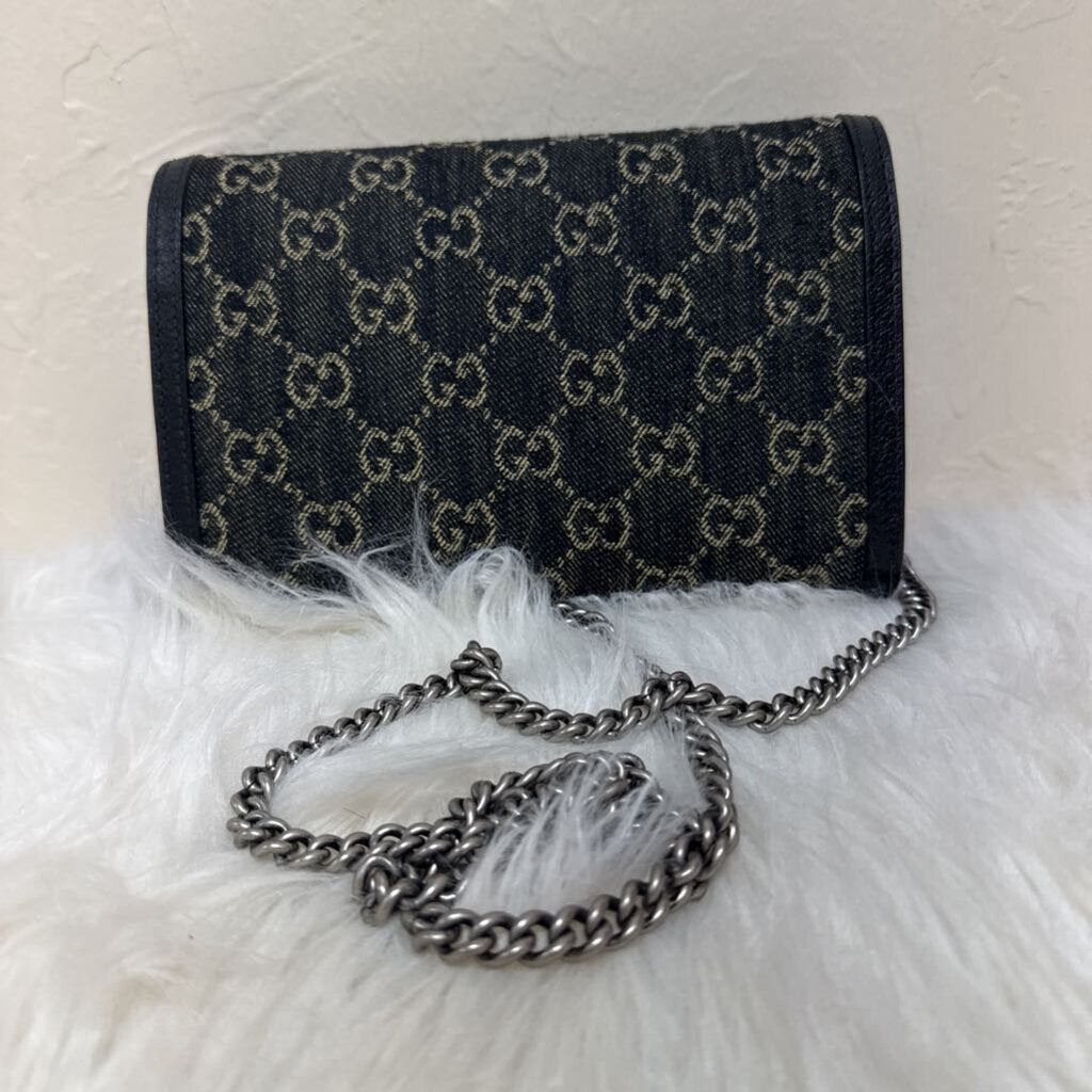 Gucci Dionysus Denim Clutch