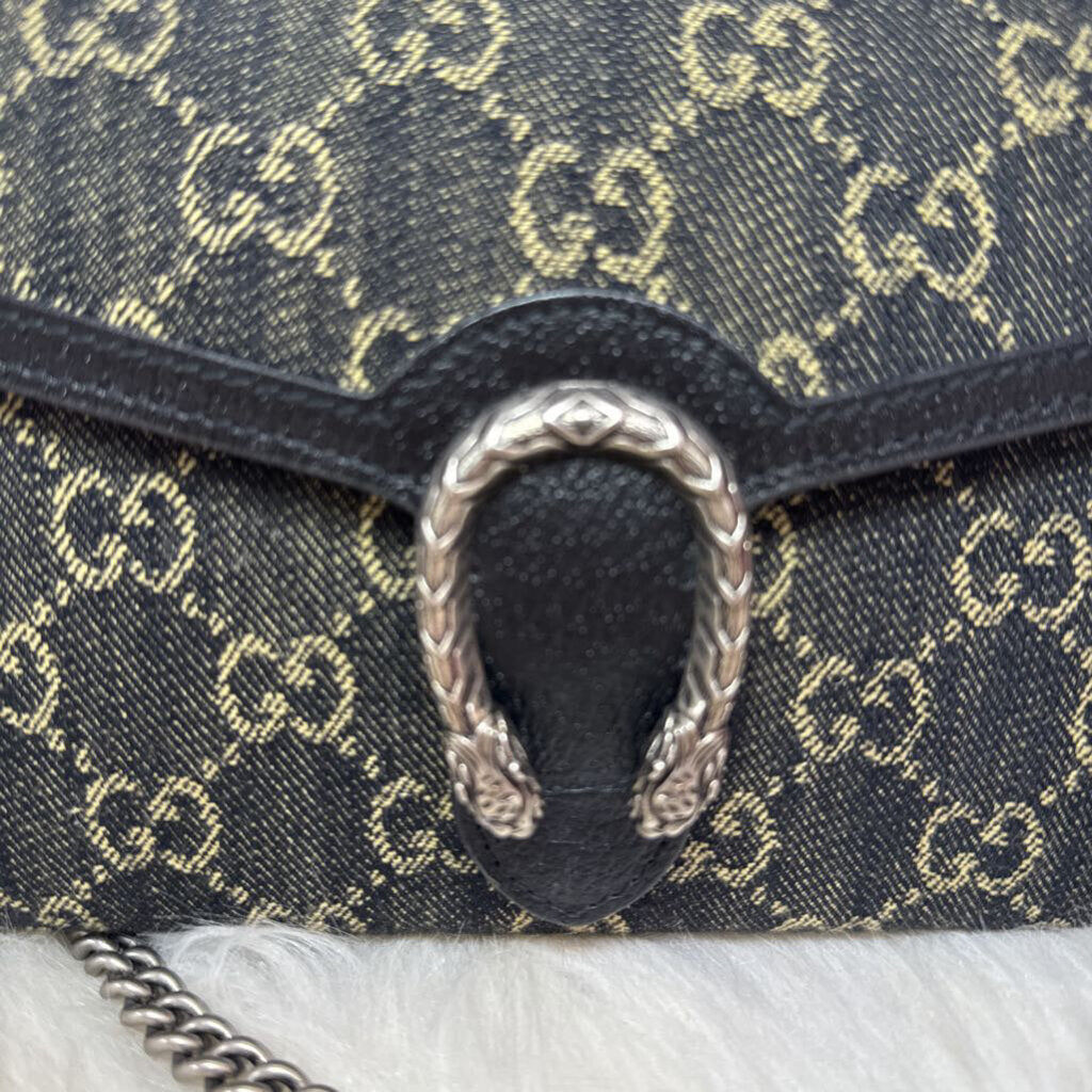 Gucci Dionysus Denim Clutch