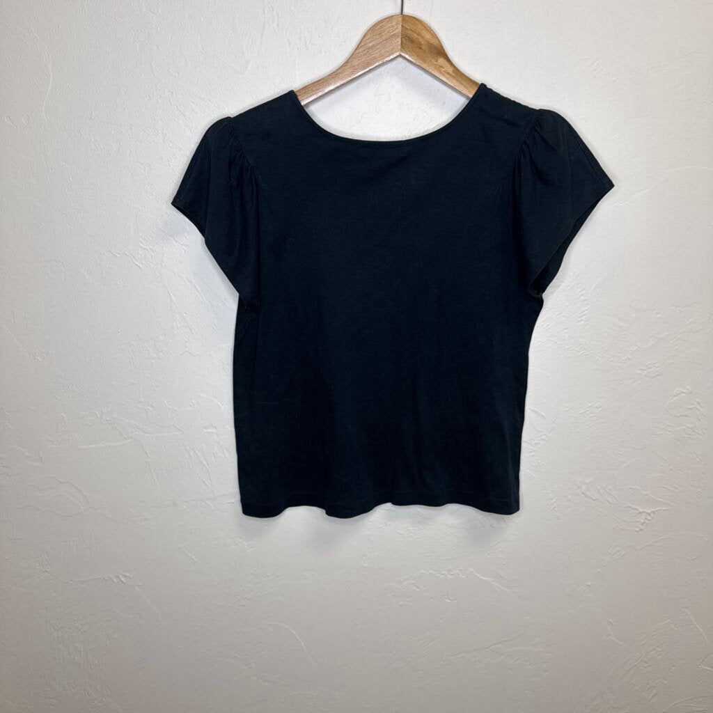 Navy YSL Logo Tee