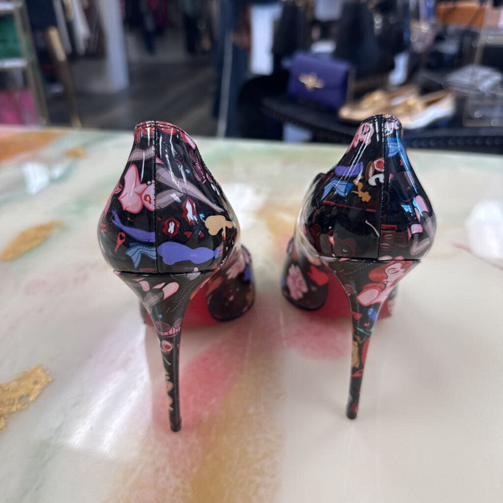 Christian Louboutin Floral Pattern High Heels