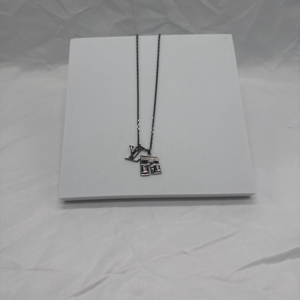 LV & Paris Arc De Triomphe Necklace