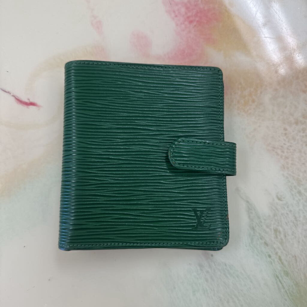 Green Epi Porte-Billets Compact Wallet