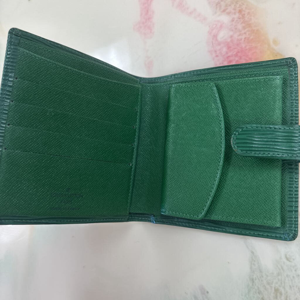 Green Epi Porte-Billets Compact Wallet