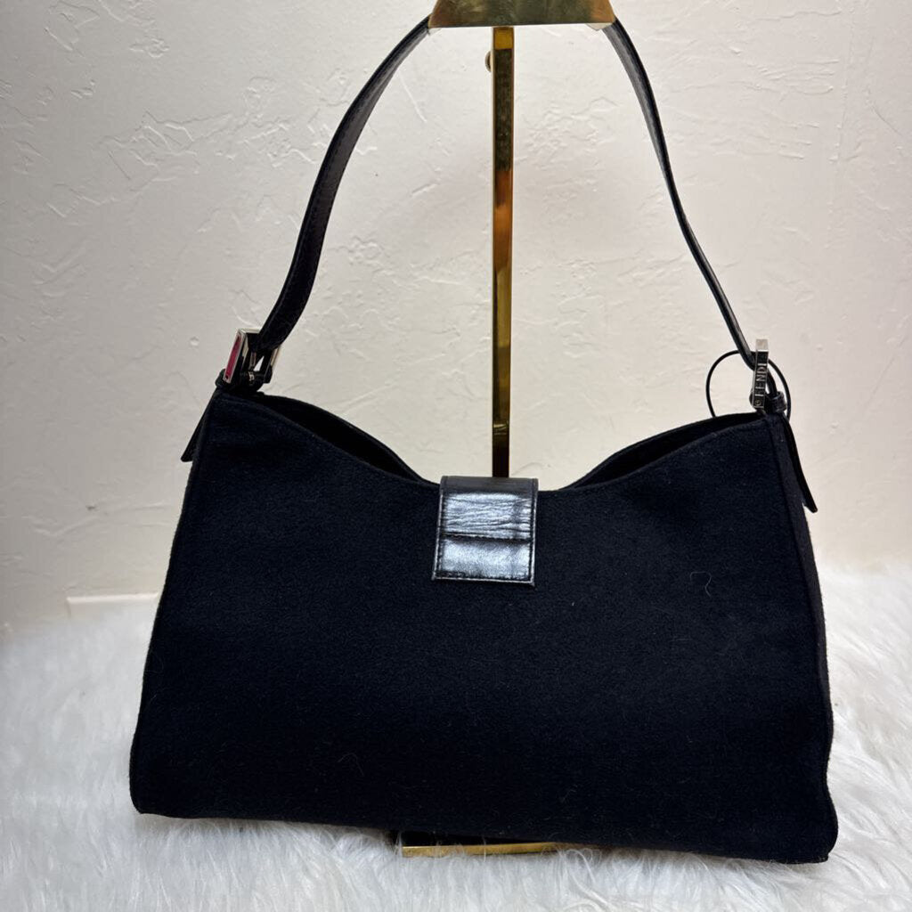 Calfskin Suede Baguette
