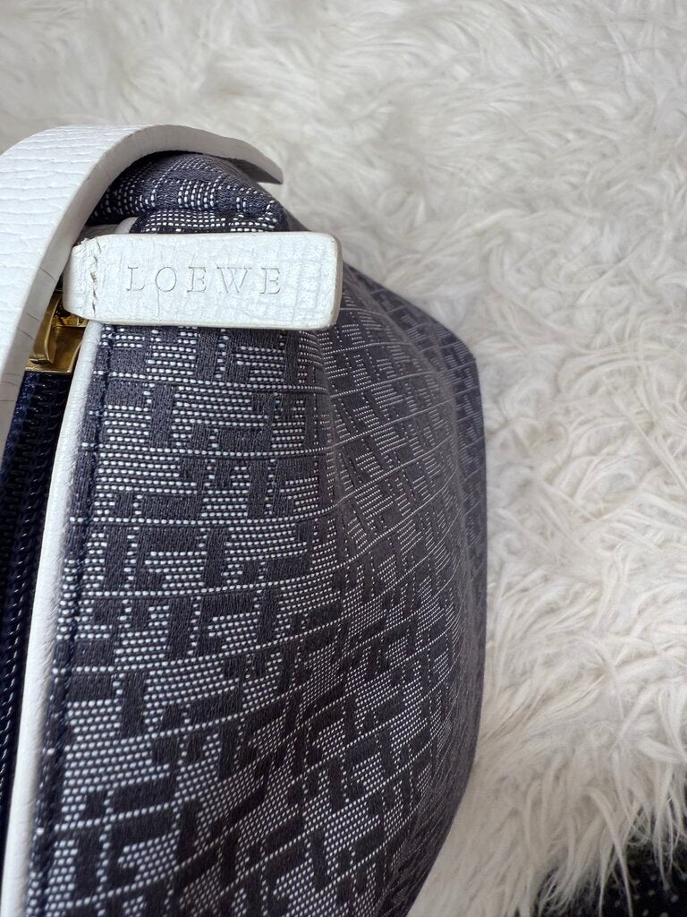 Canvas NVY Total Pattern Handbag