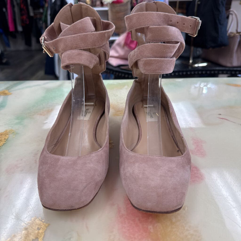 Suede Ballet Flats