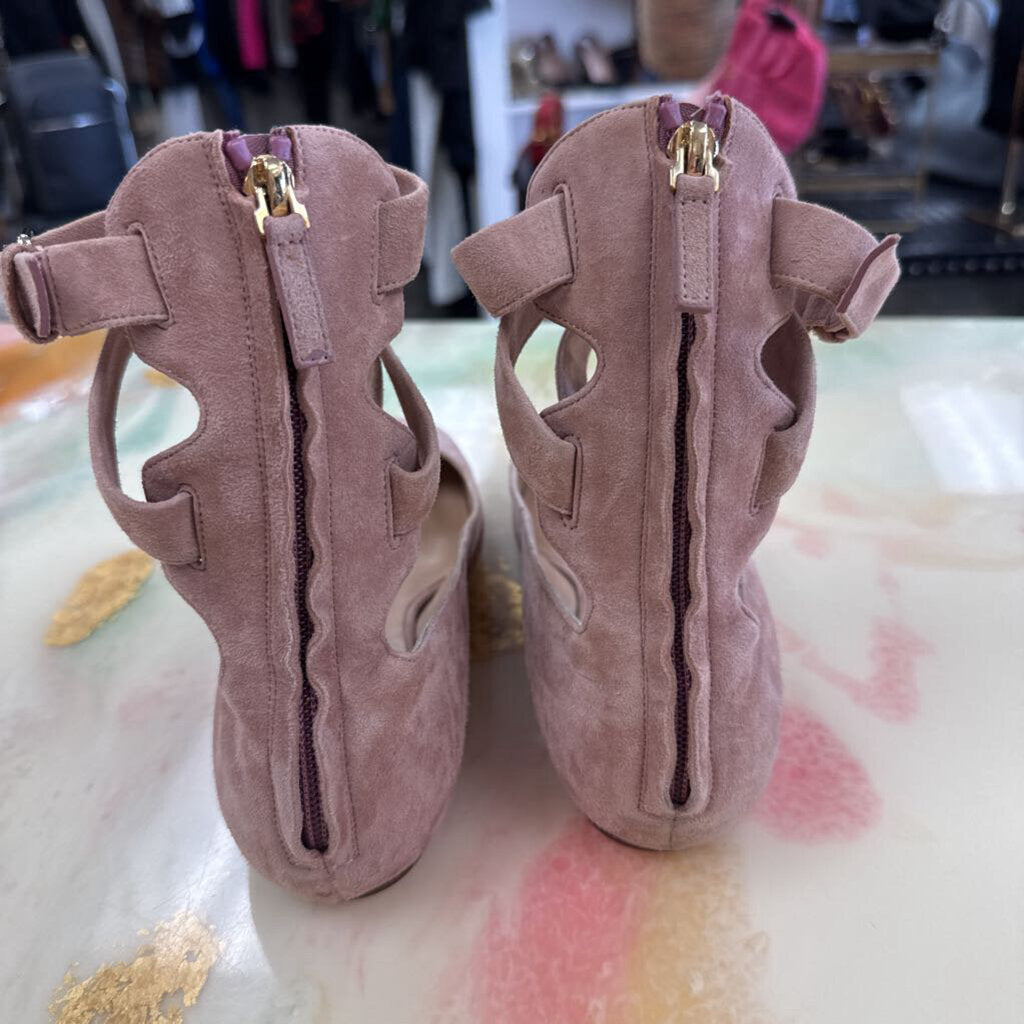 Suede Ballet Flats