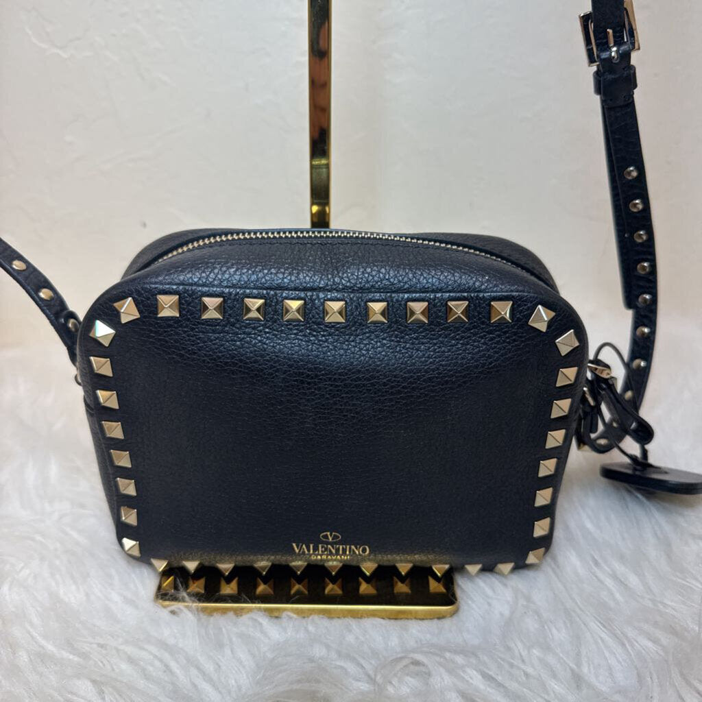 Black Rockstud Crossbody
