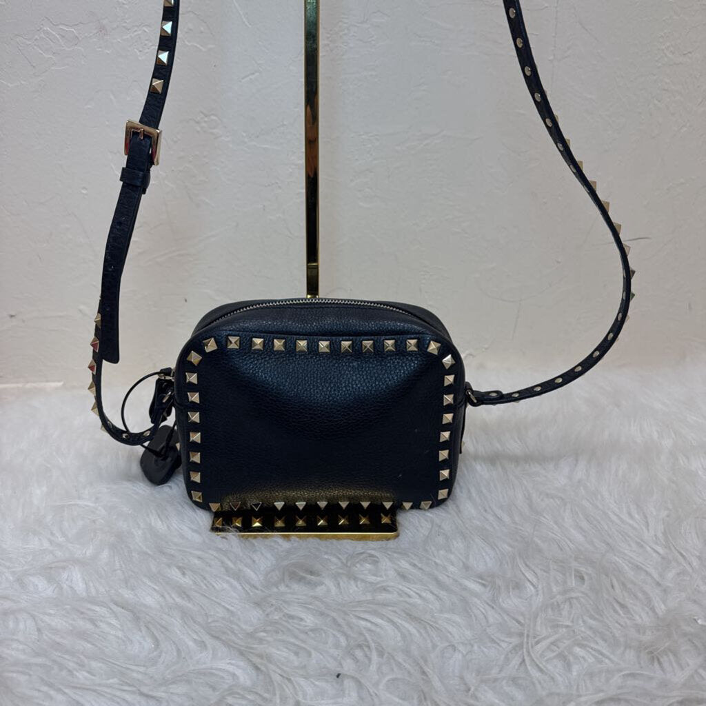 Black Rockstud Crossbody