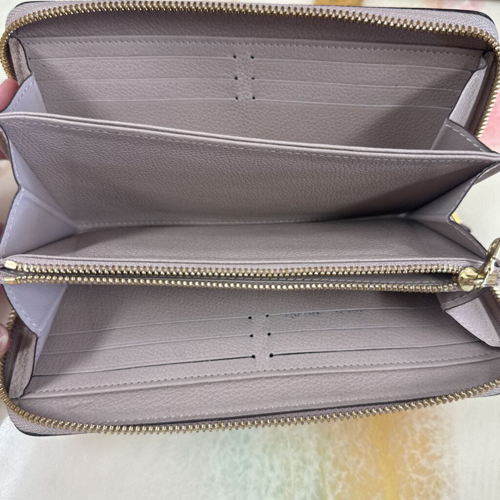 Taupe Lockme Zippy Wallets