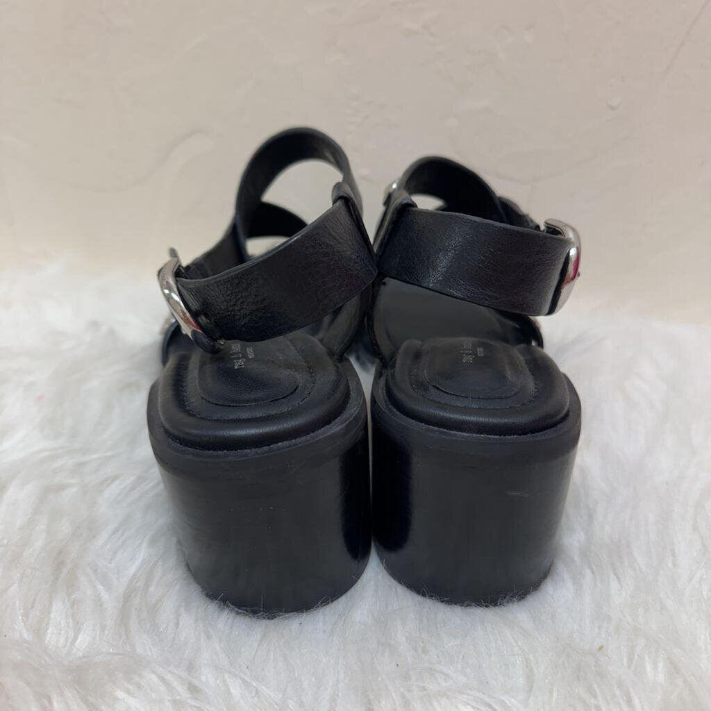 Black Studded Sandals