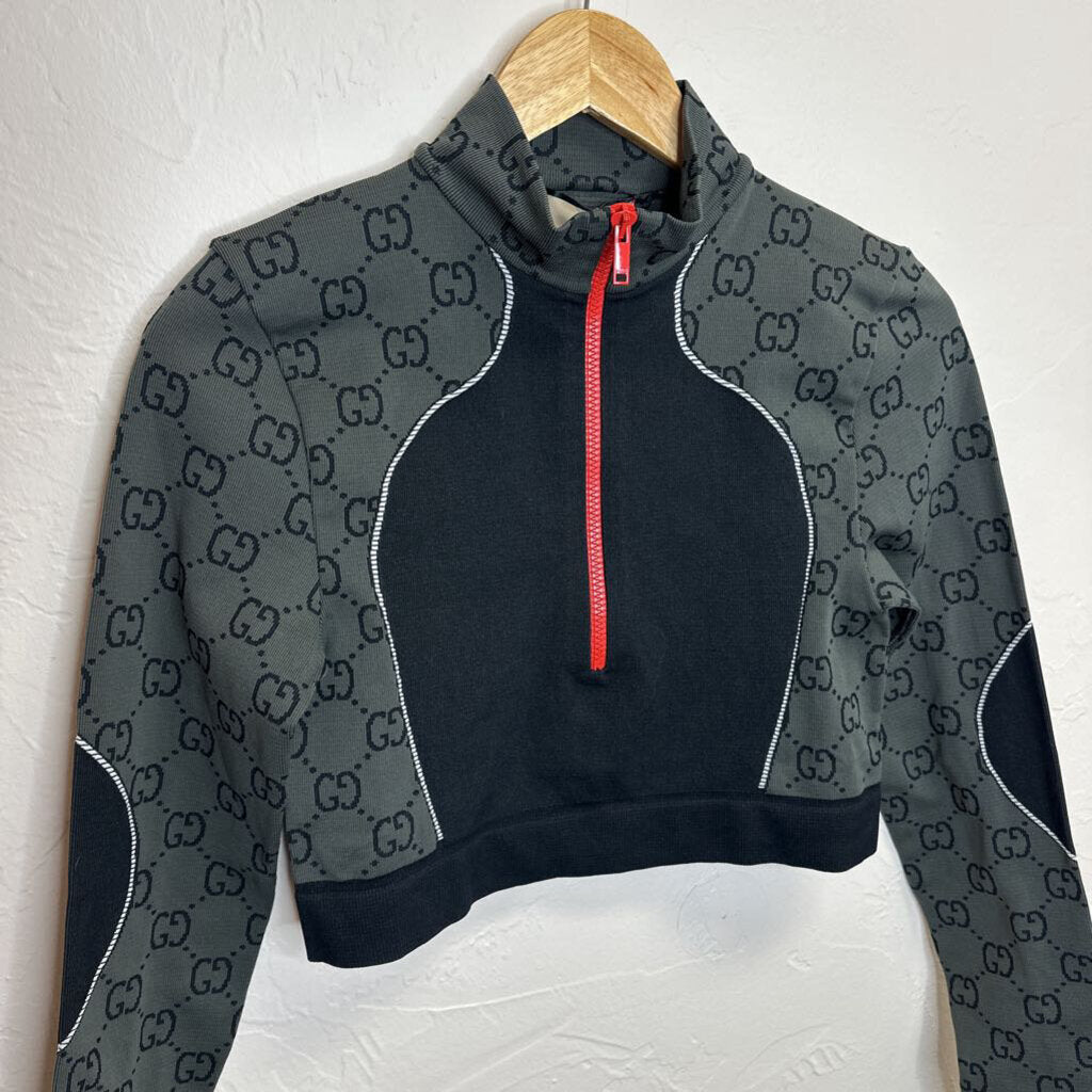 GG Cropped Stretch-Jacquard Jacket
