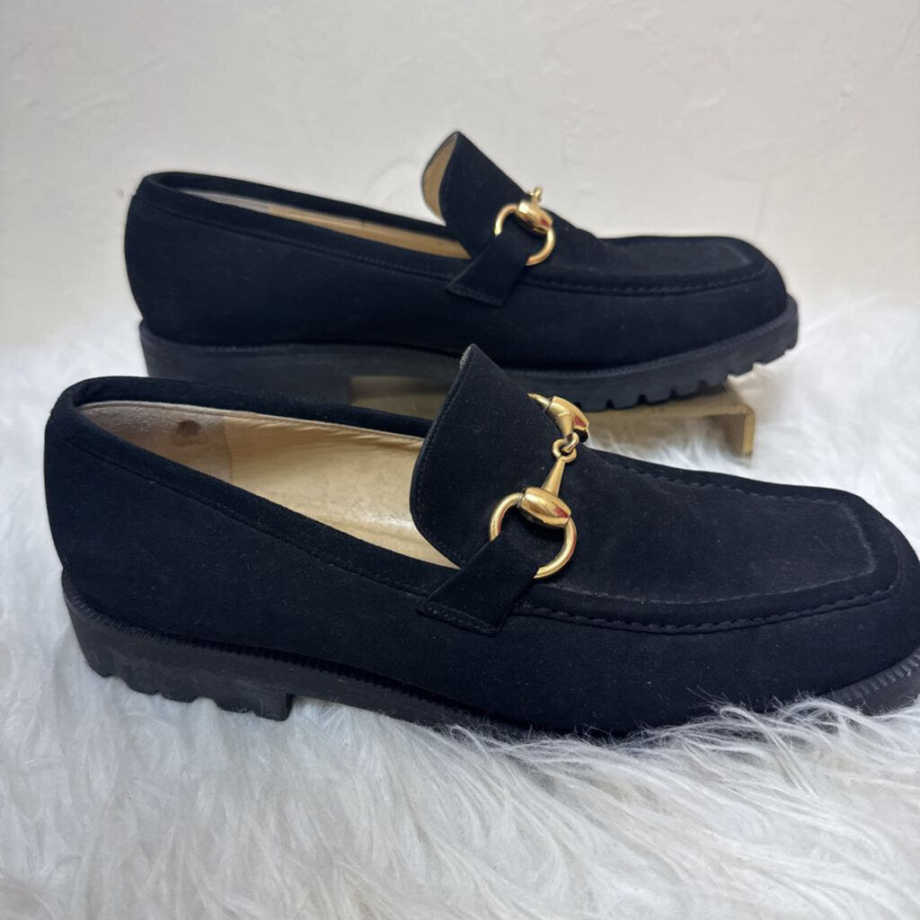 Horsebit Accent Suede Loafer