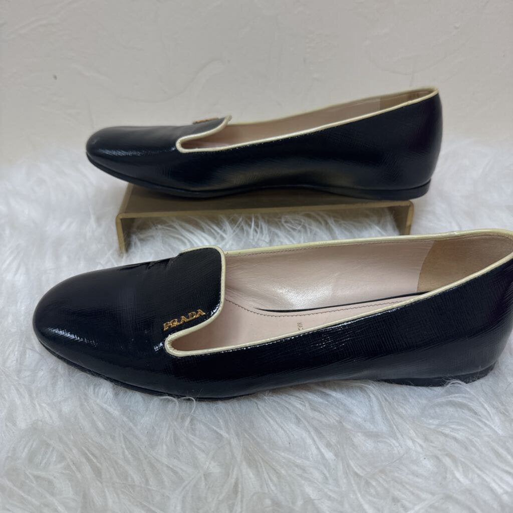 Saffiano Leather Smoking Slippers