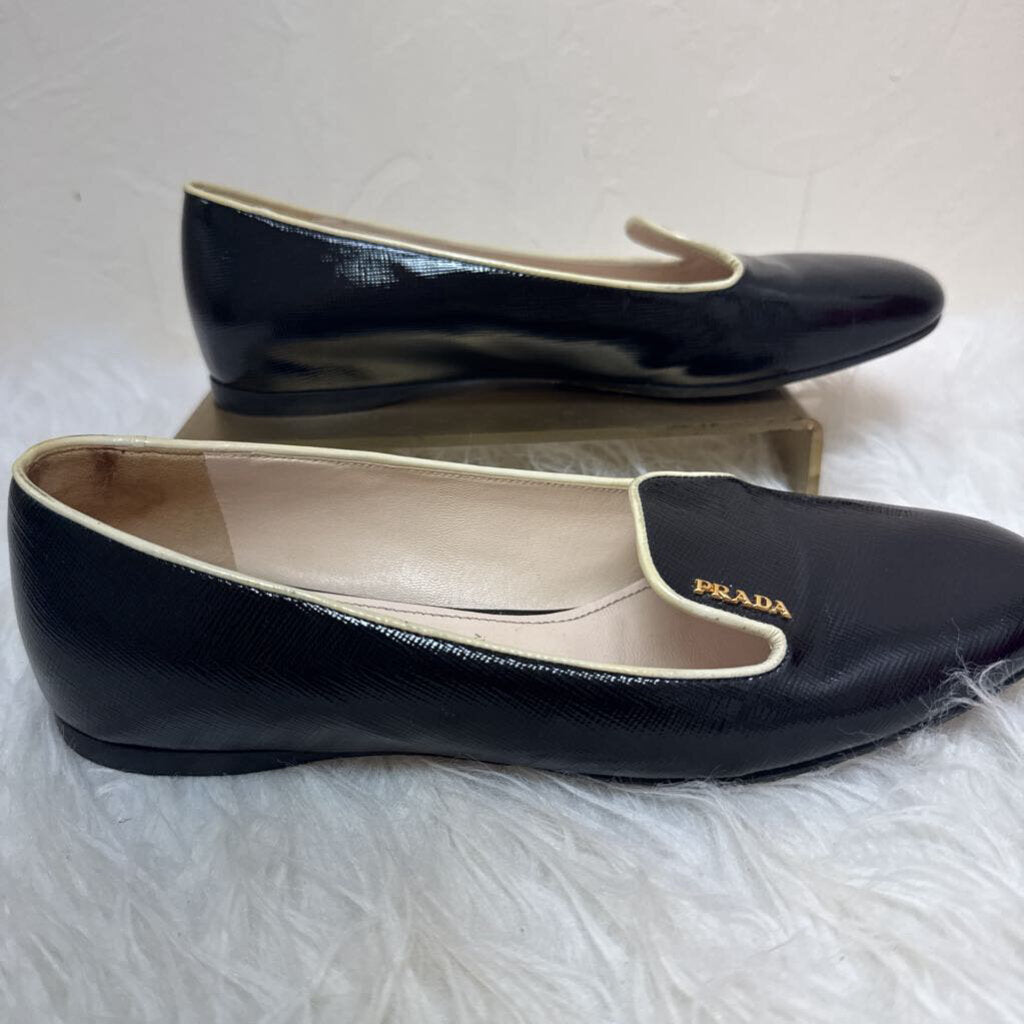 Saffiano Leather Smoking Slippers