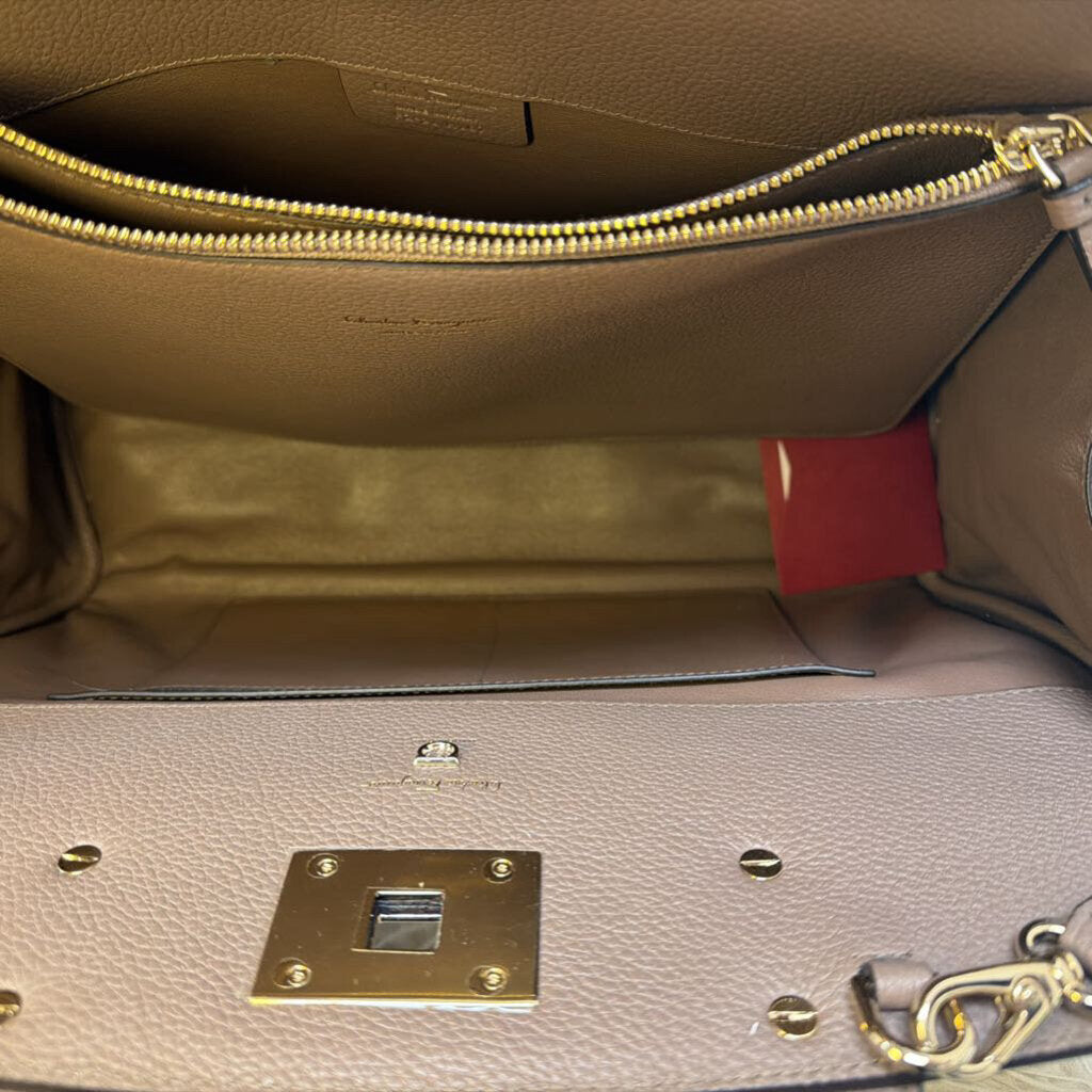 Beige Caraway Seed Two-Way Bag NIB