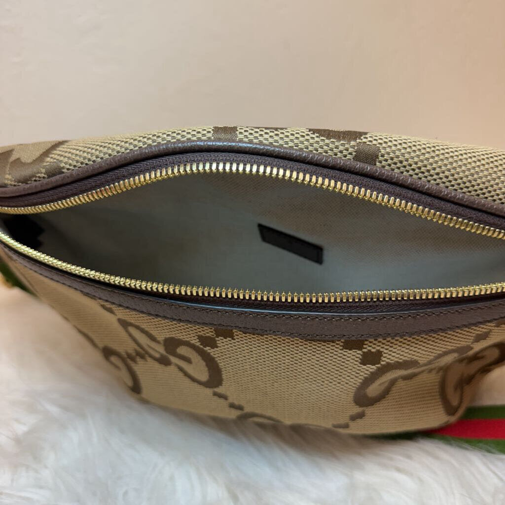 Jumbo GG Canvas Belt Bag