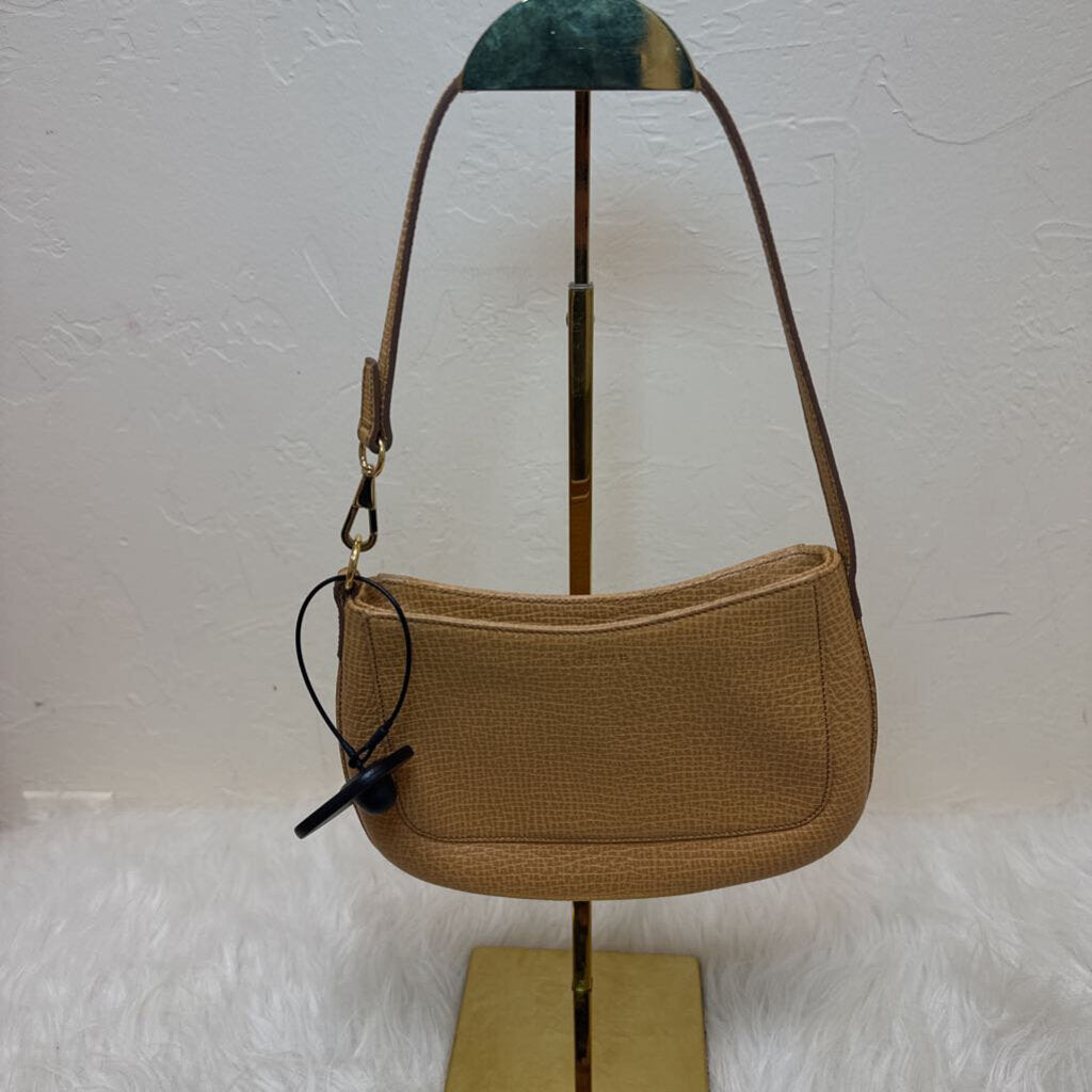 Camel Leather Shoulder Bag