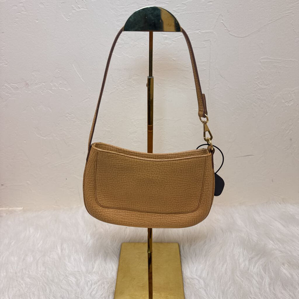 Camel Leather Shoulder Bag