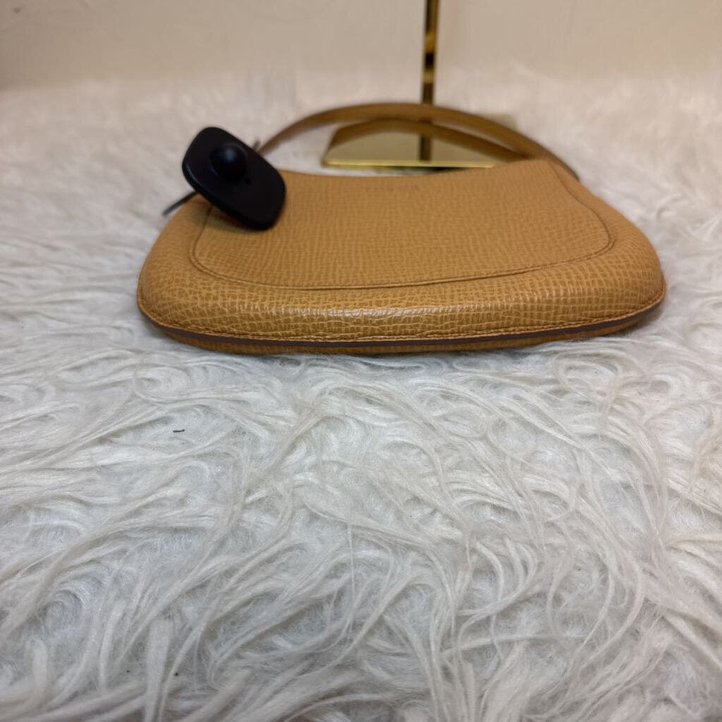 Camel Leather Shoulder Bag