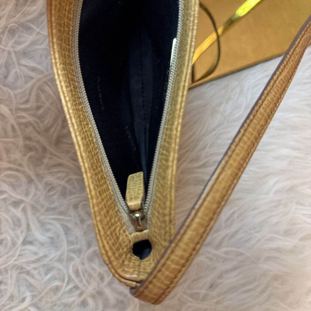 Camel Leather Shoulder Bag