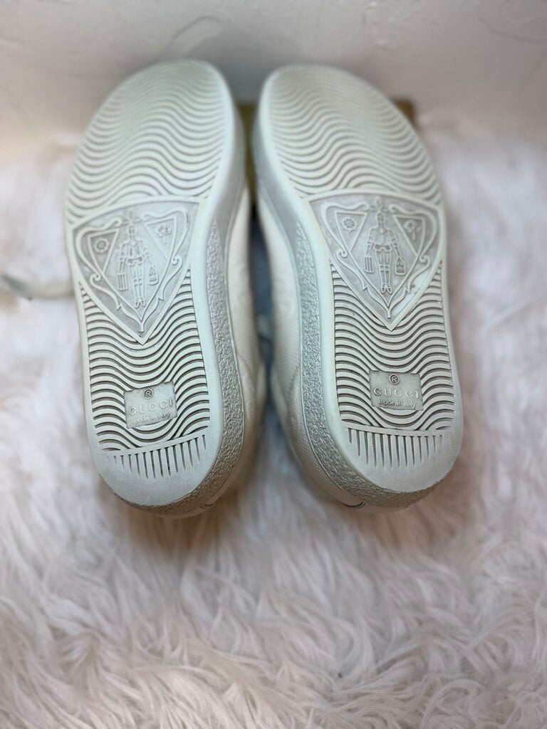 Ace Perforated GG Leather Sneaker
