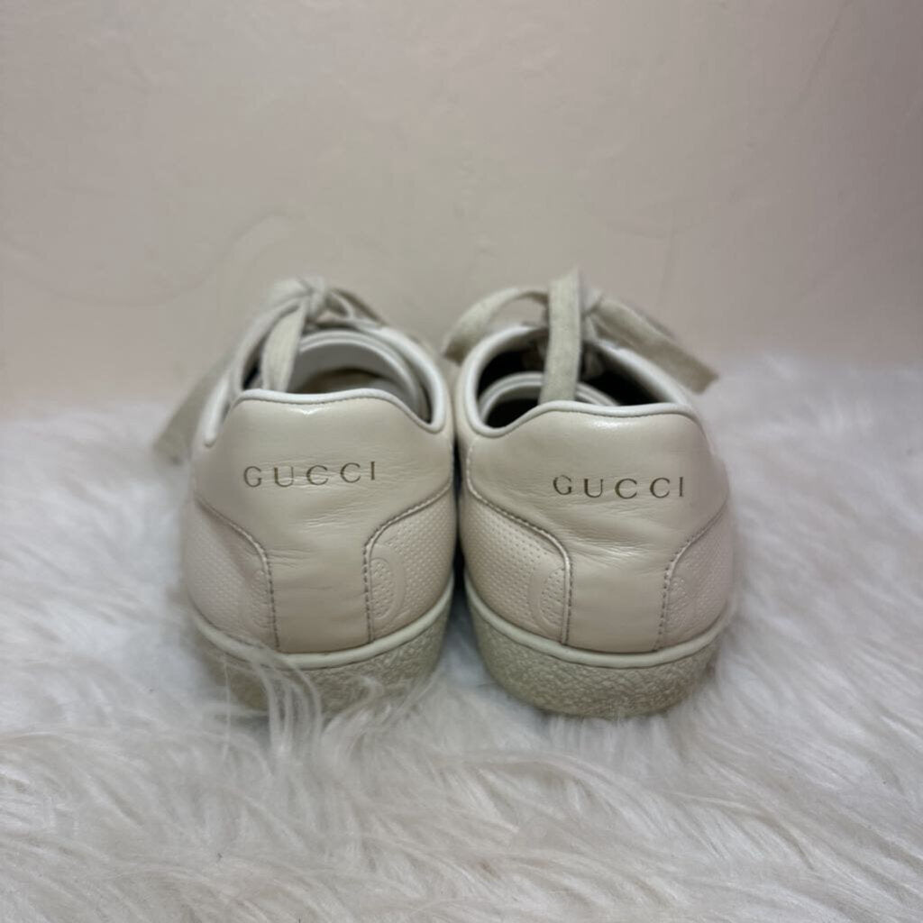 Ace Perforated GG Leather Sneaker