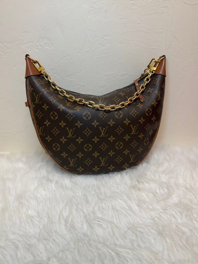 Louis Vuitton Brown Monogram Hobo Bag