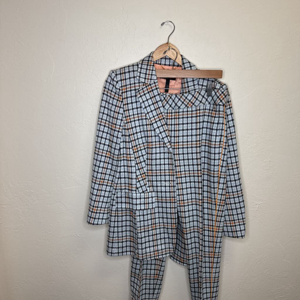 Plaid Pant Suit