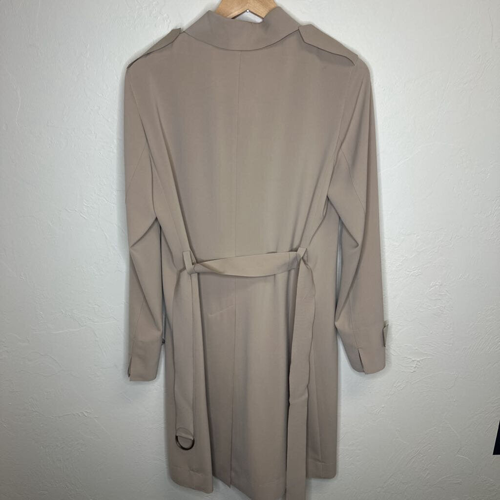 Akris Punto Beige Layered Trench Coat