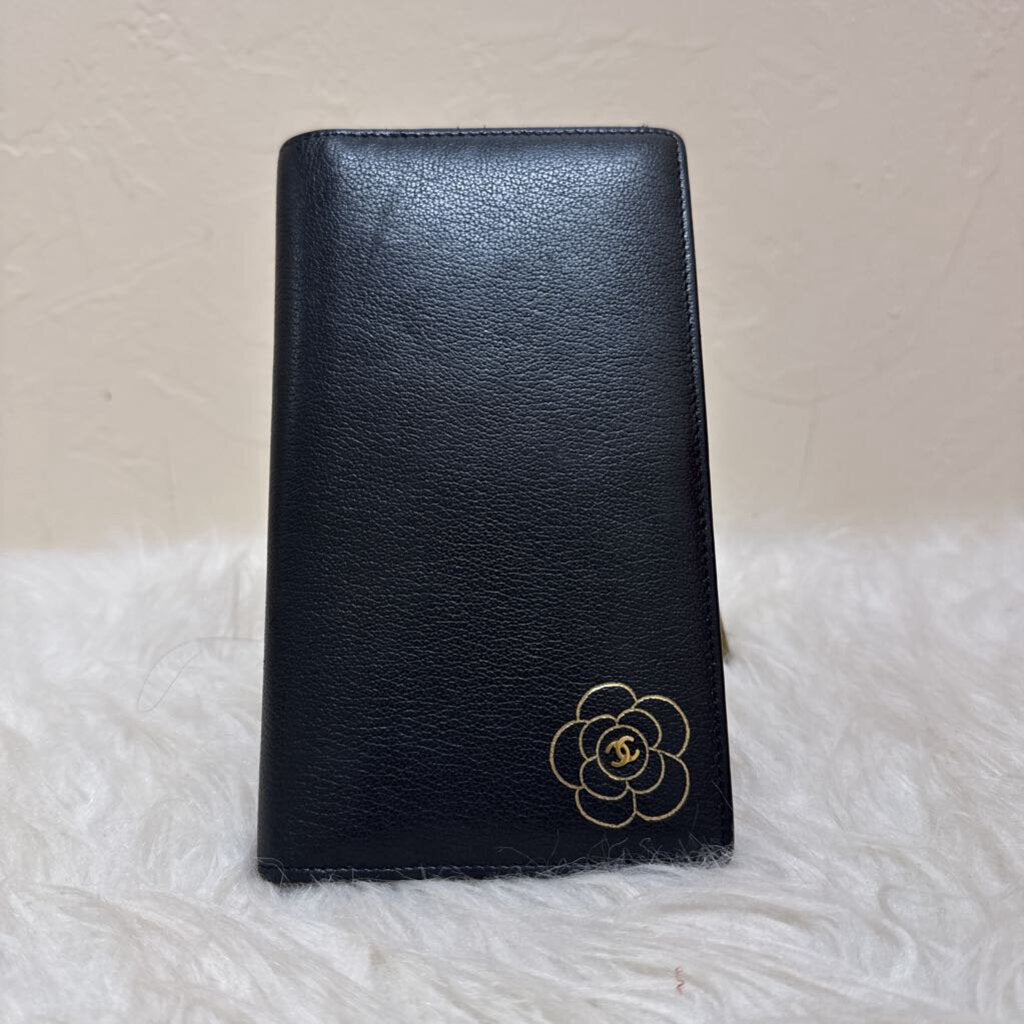 CC Gold Camelia Long Leather