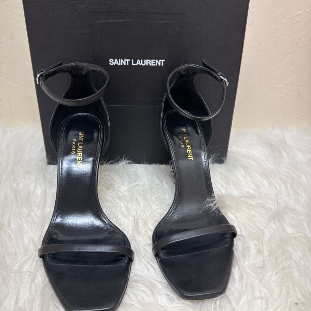 Black Calfskin Opyum Sandals